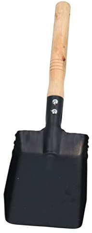 Milisten Pala Pequeña para Jardinería Mango De Madera Ligero para Limpieza De Tierra De Jardín para Uso Doméstico y Excavar Cenizas