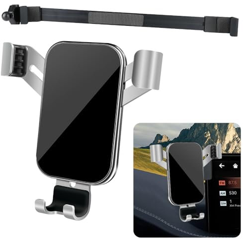 LUNQIN Car Phone Holder for Genesis GV70 2022-2025 and Genesis GV80 2021-2024 and Genesis G80 2021-2024 Auto Interior Accessories Best Cell Phones Mount Cellphone Mobile Cradle Charging Screen Stand