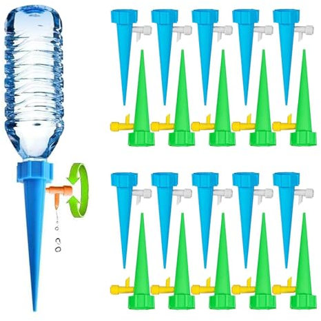 Irrigazione Goccia Automatica, 20 Pcs Irrigazione Automatica per Piante, Irrigazione a Goccia, ianteirrigazione Automatica,Sistema di Irrigazione Regolabile, per Dispositivo Vasi da Interno ed Esterno