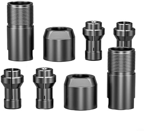 Lastdaytime Adaptador de amoladora angular de conversión para tipo 100 con eje de 3 mm y 6 mm, accesorio de amoladora recta de metal (paquete de 2)