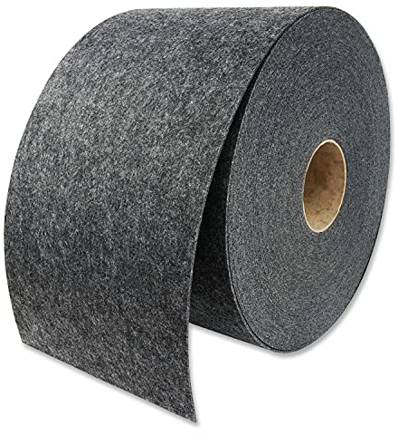 PerfectHD Zaunsichtschutz - Sichtschutz Rolle - Sichtschutzstreifen für Doppelstabmattenzaun - Uni - Florenz Grau - 26 m Rolle - 19 cm breit