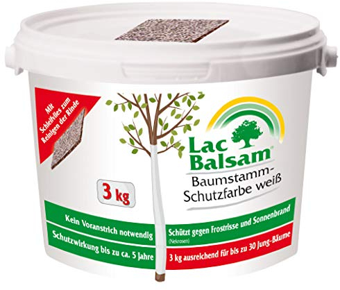 Etisso LacBalsam Baumstamm-Schutzfarbe weiß 3 kg