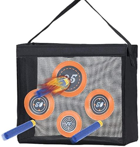 Foam Blasters Portable Practice Target Bag Storage Carry Target Pouch for Nerf Guns N-Strike Elite/Mega/Rival Series