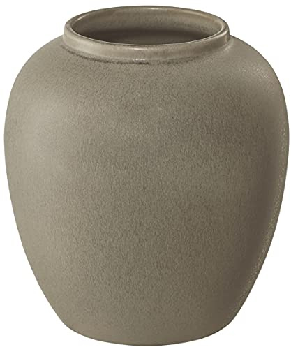 ASA 80101171 florea Vase, Steingut, Braun, 16cm