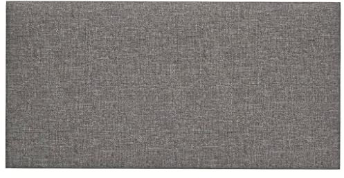 vidaXL Wandpaneele 12 Stk., Wandpolster Wandkissen für Schlafzimmer, Wandverkleidung Polsterpaneel Dekoration, Bettkopfteil Polsterwand DIY-Design, Hellgrau 60x30 cm Stoff