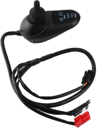Yunseity Joystick para Silla de Ruedas, Controlador de sillas de Ruedas eléctricas con Motor de Cepillo de 24 V, Accesorios para sillas eléctricas Impermeables IPX5