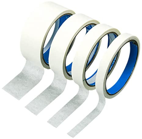 Ciieeo 4rouleaux Ruban De Masquage Rubans Adhésifs Multifonctionnels Pour Peinture Étiquetage Et Loisirs Créatifs Déchirable Main