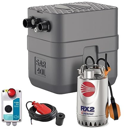 Pedrollo Station De Relevage Classique 40L Acier Inoxydable 4.8 M3/h 220V