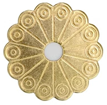 Tiazza 10 arandelas para placa trasera de latón, decoración clásica para muebles, accesorios de hardware
