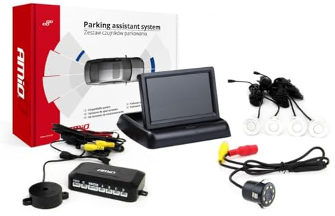 AMiO Système d'aide au stationnement avant et arrière Jeu Radar de recul 02681