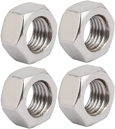 XYWHPGV Filettatura metrica 4 pezzi M16 x 2 mm 201 dadi esagonali sinistro in acciaio inossidabile(23a23 c5e10 51e03 f8f85 10a63 b09e3