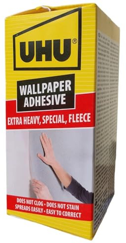 UHU - colla extra forte per carte da parati pesanti, extra pesanti e speciali, 180 grammi...