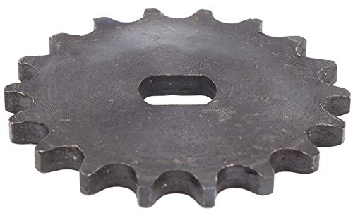 Yctze Catena 420cket T8F in Acciaio al Carbonio Accessorio di Ricambio per Ruota Catena in Acciaio al Carbonio 420cket 18 Denti 0,7X0,5 Pollici Diametro Interno 18 Denti con Catena