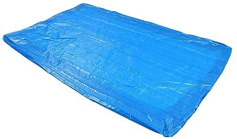 Parliky Outdoor Inflatable Swimming Pool Cover Pe Material Rustproof Leakproof Sunshade Windproof Family-friendly