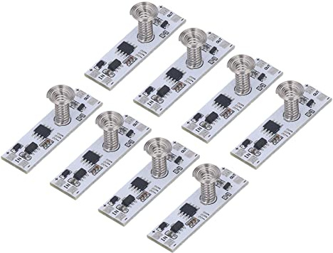 8-teiliger LED-Dimmer-Steuerschalter, Kapazitives Touch-Schalter-Modul, Kapazitives Touch-Dimmer-Modul, Modul, Touch, Stufenlose Dimmsteuerung, LED-Schalter-Ersatz für LED-Leuchten