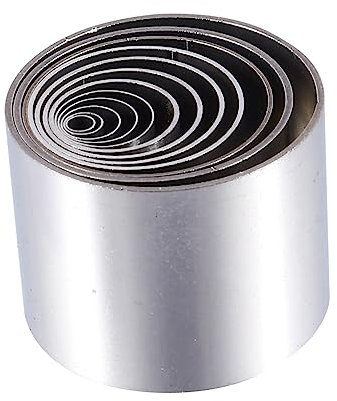 ABOOFAN 12pcs Stainless Steel Clay Round Cutters Mold for Ceramics Indentation for Pottery Craft and Baking