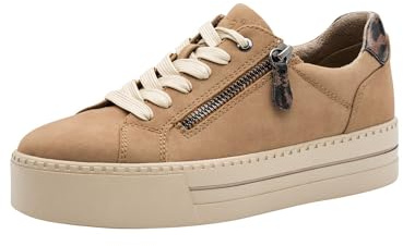 Jana dam Low Vegan sneakers, taupe, 38 EU, toupe, 38 EU