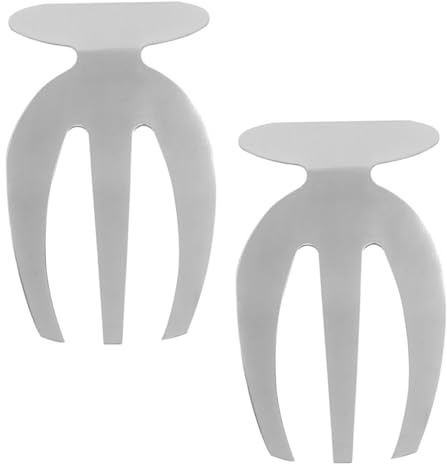 Sosoport 2 piezas Tenedores para Ensalada Inoxidable para Servir Ensalada Duraderas y Fáciles de Limpiar Utensilios para Cocina y Restaurante