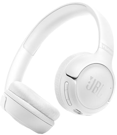 JBL Tune 530BT, Auriculares Supraaurales Inálambricos con Bluetooth, Blanco
