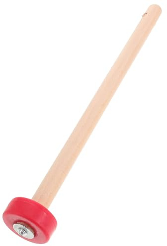 SAFIGLE Holzschlägel für Kupfergongs Xylophon-sticks mit Gummi-rundkopf Schlägerschlägel für Perkussionsinstrumente Kleine Drumsticks für Schlagzeug und Klangschalen