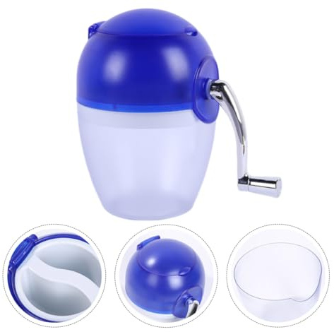 COOPHYA Manual Ice Crusher Machine for Making for Making Slushie and Shaved Ice with Manual and Cold Drinks Random Color at Home