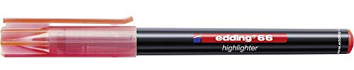 Edding e-66 Textmarker mit Keilspitze, 1-4 mm, Rot