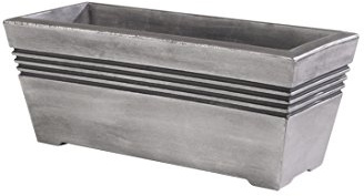 Strata Milano Pflanzkasten, Altzinn, Pewter, 58 x 24 x 23 cm