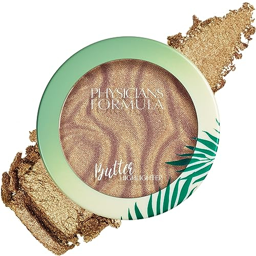 Physicians Formula - Murumuru Butter Highlighter - Puder Highlighter für Gesicht, langanhaltende und feuchtigkeitsspendende Puder-Creme, mit Anti-Aging-Effekt - mit Murumuru-Butter - Vegan - Champagne