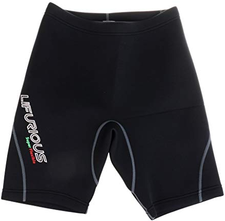 Tubayia Pantalones cortos de neopreno para hombre, protección UV, para natación, surf, buceo