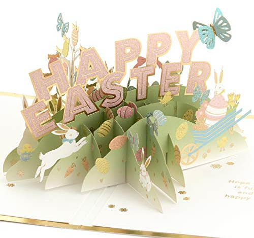 Hallmark Signature Paper Wonder Easter Pop Up Card (Easter Eggs)