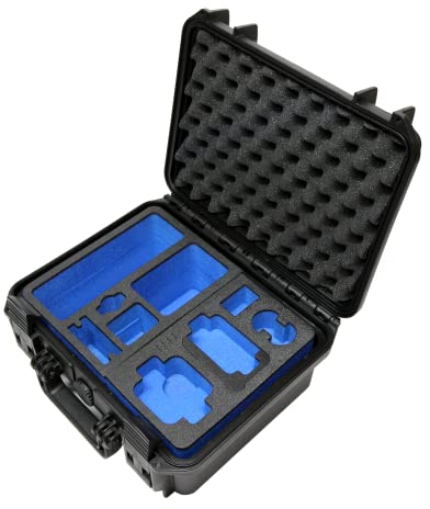 TomCase Koffer für GoPro MAX und Hero Model 7 bis 13 - Tragetasche Go Pro mit viel Platz für Ausrüstung und Zubehör - wasserdichter Outdoor Case - Transportkoffer (Koffer GoPro MAX)