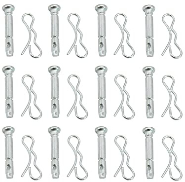 SECURA 12x Scherbolzen 6mm kompatibel mit Holzinger MTD Stiga Yard-Man Schneefräse 73804124A