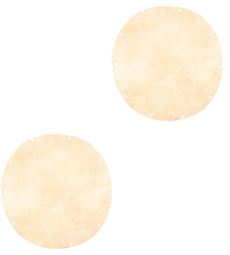 Milisten 2stücke Replacement Drum Skin Für Handtrommel Runde Afrikanische Trommelhaut Ziegenfell Hochwertige Percussion Für Djembe Und Doumbek Für Musiker Und Anfänger