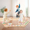 Wooden Balance Beam with Balance Stepping Stones,Wooden Balance Board,Montessori Toy Build Coordination,Agility and Strength,Obstacle Course for Toddler,Best Gift for Kid