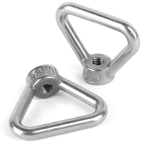 SYDARSYN Ringmuttern 304 Edelstahl Dreieck Augenmuttern M8 (1 Stück)