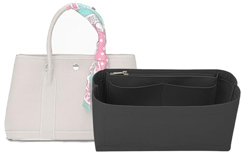 Lckaey Geldbörsen-Organizer-Einsatz für Gartenparty, 36 Einsätze, Organizer, Tasche, Tragetasche, 2035 Dunkelgrau-L