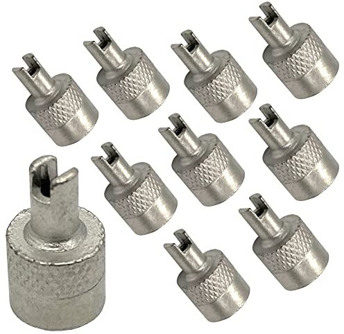10x Ventilkappe Metall Reifenventilkappe Radventil PKW LKW Auto Motorrad Fahrrad