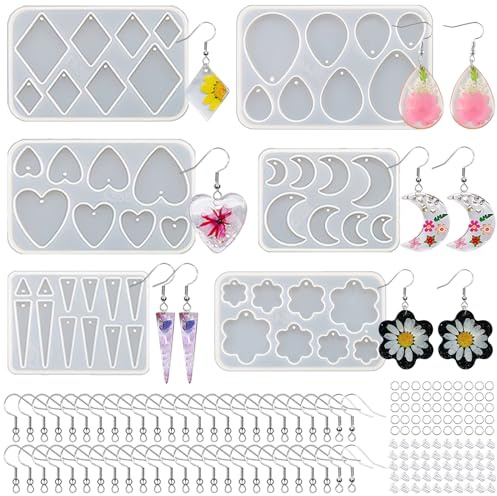 JSTHHTT Kit Resina Epossidica - Stampi in Silicone Creativi e Affidabili - Ideali per Creazioni Artistiche Fai da Te