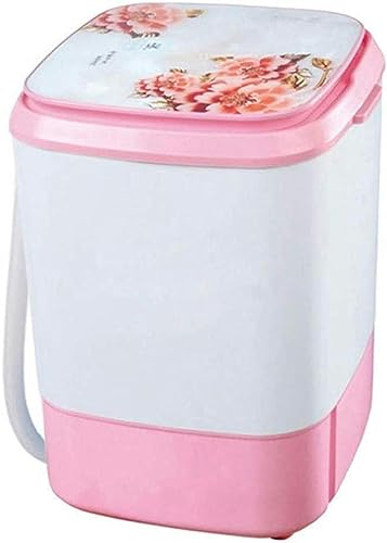Machine à Laver, Mini sèche-Linge Semi-Automatique à Chambre à air en Acier Inoxydable de 4.5Kg, Poids légers compacts rotatifs