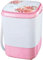 Machine à Laver, Mini sèche-Linge Semi-Automatique à Chambre à air en Acier Inoxydable de 4.5Kg, Poids légers compacts rotatifs