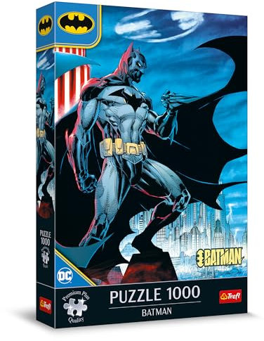 Trefl Premium Plus Quality - Batman Puzzle - 1000 Pieces, Puzzle Series with Favorite Characters, Perfectly Matching Pieces, for Adults and Children from 12 Years