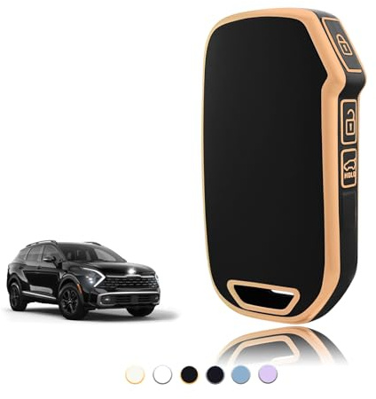 TOOMUME Funda Llave Coche para Kia Sportage Ceed Xceed Proceed Niro Sorento | Silicona Suave, Antigolpes, Anticaídas, Antiarañazos, Carcasa Protectora Llave para Stonic Picanto Rio Soul Carens Seltos EV6