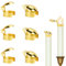 6 Pièces Éteignoir De Bougie, Éteignoir Automatique De Bougie, Métal Éteignoir De Mèche De Bougie, Outil pour Éteindre Les Bougies, Convient pour Les Bougies Longues avec Un Diamètre De 20-22mm