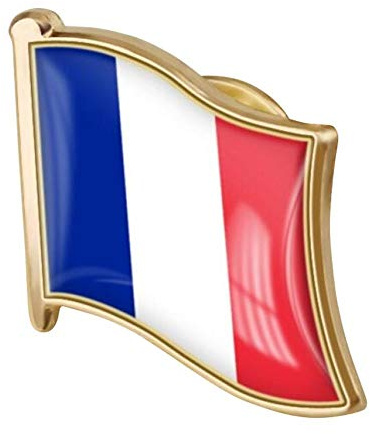 Keuyeo 1pc Französische Republik Flagge Pin Abzeichen Metall Emaille Anstecknadel Brosche Frankreich Der Flagge Abzeichen Nationale Neuheit Zubehör