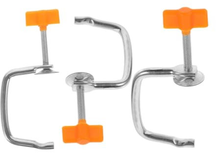 MAGICLULU 3pcs Pasta Machine Holder Replacement Fixing Clip for Hand Crank Noodle Pressing Machine