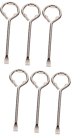 Cabilock 2 Juegos Abridor De Cubos De Pintura Abrelatas De Pintura Herramienta Para Abrir Latas De Pintura Abridor De Botes Can Opener Abridor De Pintura Abrelatas De Hierro 3 Piezas * 2