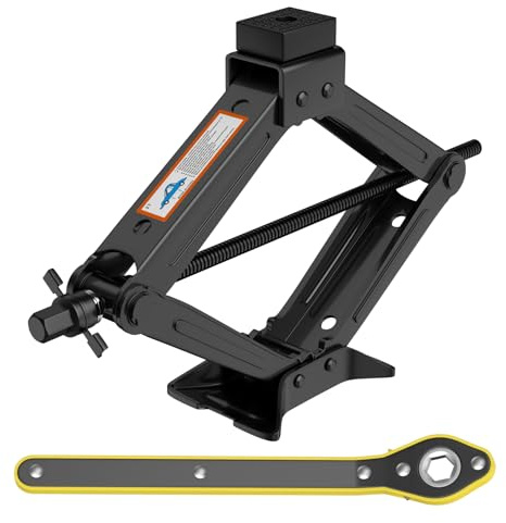 Universal Car Jack Kit Scissor Jack for Car 2 Ton Spare Tire Changing Kit,Portable Tire Jack Repair Kit with Lug Wrench,Car Lifting Jack for Auto/SUV/MPV