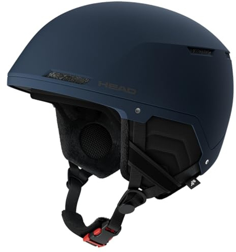 Skidhjälm snowboardhjälm skidor snowboard hjälm – head Compact Evo – nattblå – storlek: XS/S (52–55 cm) – skidhjälm – med optimerat ventilationssystem – lämplig för skidåkning, snowboard
