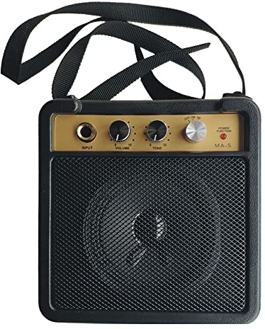 casstaly 5 W Gitarre-Lautsprecher, Mini-Gitarrenverstärker, Lautsprecher, Zubehör für Akustikgitarre, elektrische Gitarre, Violinenklang