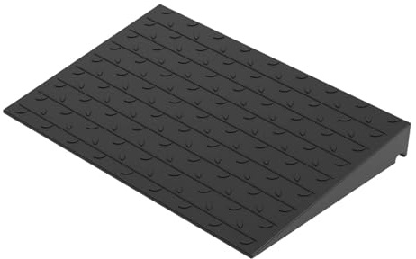 Vilnow 4 Inch Rise Rubber Threshold Ramp 36 Long, Heavy Duty Doorway Ramp 6000 lbs Capacity, Non-Slip Wheelchair Ramp for Scooters, Doorways & Indoor Outdoor Use